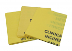 YELLOW CLINICAL WASTE SACK 11 x 17 x 26"
