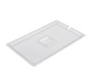 POLYCARBONATE GASTRONORM PAN CLEAR NOTCHED LID 1/1