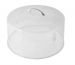 CAKE STAND COVER 12" WITH CHROME HANDLE