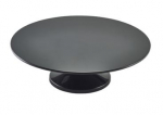 BLACK MELAMINE CAKE STAND 33CM / 13"