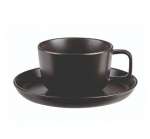 COSTA VERDE NORDIKA BLACK 15CM SAUCER X12 110015B