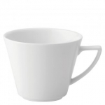 UTOPIA ANTON BLACK FINE CHINA DECO V SHAPED CUP 12OZ