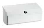 DISPENSER FOR 10" HYGIENE ROLL METAL WHITE