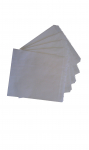 WHITE DOUBLE LINED BAG 7X9.5X9" GUSSETTED (175x240x230mm)