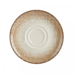 ACADEMY FUSION SCORCHED DOUBLE WELL SAUCER 16CM