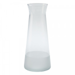 WATER CARAFE & TUMBLERS WHITE FROSTED CARAFE 1,145ML