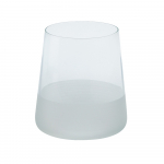 WATER CARAFE & TUMBLERS WHITE FROSTED TUMBLER 380ML