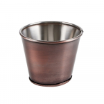 ANTIQUE SILVER RANGE SIDES BUCKET ANTIQUE COPPER 11CM