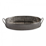 ANTIQUE SILVER RANGE SERVING TRAY ANTIQUE SILVER 31CM