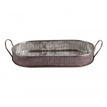 ANTIQUE SILVER RANGE COMBO/ SERVING PLATTER ANTIQUE COPPER