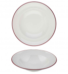 MODEST MAROON PASTA PLATE 28CM  / 11" 560ML / 19.75OZ