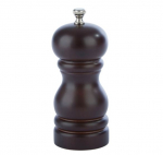 3" BROWN RUBBER WOOD SALT MILL
