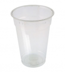 PLASTIC PINT GLASS DISPOSABLE CE MARKED TO BRIM RPET (HEAVY DUTY)