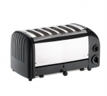 DUALIT 6 SLOT TOASTER BLACK