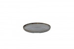 DUDSON HARVEST GREY WALLED PLATE 10.3" X6