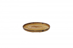 DUDSON HARVEST MUSTARD WALLED PLATE 10.3" X6