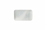 MAKERS COLLECTION RECTANGULAR JUTE GREY PLATE ORGANIC 10.6X6.3"