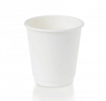 10OZ WHITE DOUBLE WALL CUP RECYCLABLE X500