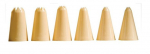STAR TIP PIPING NOZZLE X 6 3MM - 13MM