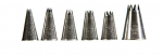 STAR TIP PIPING NOZZLE X 6 5MM - 18MM