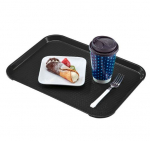 CAMBRO FAST FOOD TRAY 46X36CM BLACK 18X14"