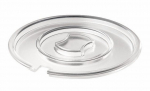 FLOAT CLEAR COVER ROUND 20.5X1.3CM/8X0.5"