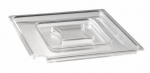 FLOAT CLEAR COVER SQUARE 19X19X1.3CM/7.5X7.5X0.5"