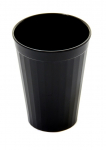 FLUTED TUMBLER POLYCARB 7OZ BLACK