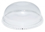 9OZ CLEAR DOMED SMOOTHIE LID WITH HOLE A10052