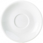 GENWARE PORCELAIN WHITE SAUCER 6.3"