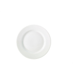 GENWARE WHITE PORCELAIN CLASSIC WINGED PLATE 7.5"
