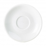 GENWARE PORCELAIN WHITE SAUCER 5.3"
