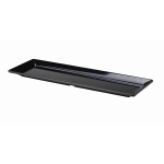 GENWARE MELAMINE BLACK PLATTER GN 2/4