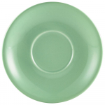 ROYAL GENWARE SAUCER 16CM GREEN X6   182115GR