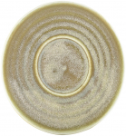GENWARE TERRA PORCELAIN MATT GREY SAUCER 4.5"