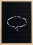 LETTER BOARD 80X60CM GRIDER 10CM