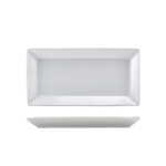 GENWARE WHITE PORCELAIN RECT DISH 30X15.5CM/11.75X6"
