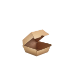 GENWARE COMPOSTABLE KRAFT BURGER BOXES 105MM X250