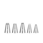 ICING TIPS X5 SET SERRATED