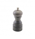 GENWARE GREY WOOD SALT/PEPPER 13CM GRINDER