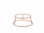 GENWARE COPPER ANTI-SLIP ROUND BUFFET RISER 10CM