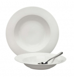 ELIA PREMIER BONE CHINA GLACIER RIMMED PASTA/SOUP BOWL 9.4"