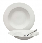 ELIA PREMIER BONE CHINA GLACIER RIMMED PASTA BOWL 10.8"