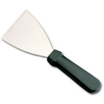 GRIDDLE SCRAPER STAINLESS STEEL 115mm x 75mm
