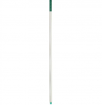 1360mm ALUMINIUM THREADED HANDLE POLYPROPYLENE GRIP GREEN
