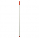 1360mm ALUMINIUM THREADED HANDLE POLYPROPYLENE GRIP RED