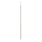 1360mm ALUMINIUM THREADED HANDLE POLYPROPYLENE GRIP WHITE