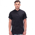 LE CHEF EXECUTIVE JACKET SHORTSLEEVE BLACK 4XL