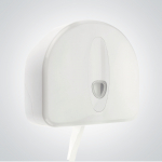JUMBO TOILET ROLL DISPENSER WHITE 11"