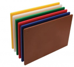 HYGIPLAS LOW DENSITY CHOPPING BOARDS SET OF 6 455 X 305 X 10MM